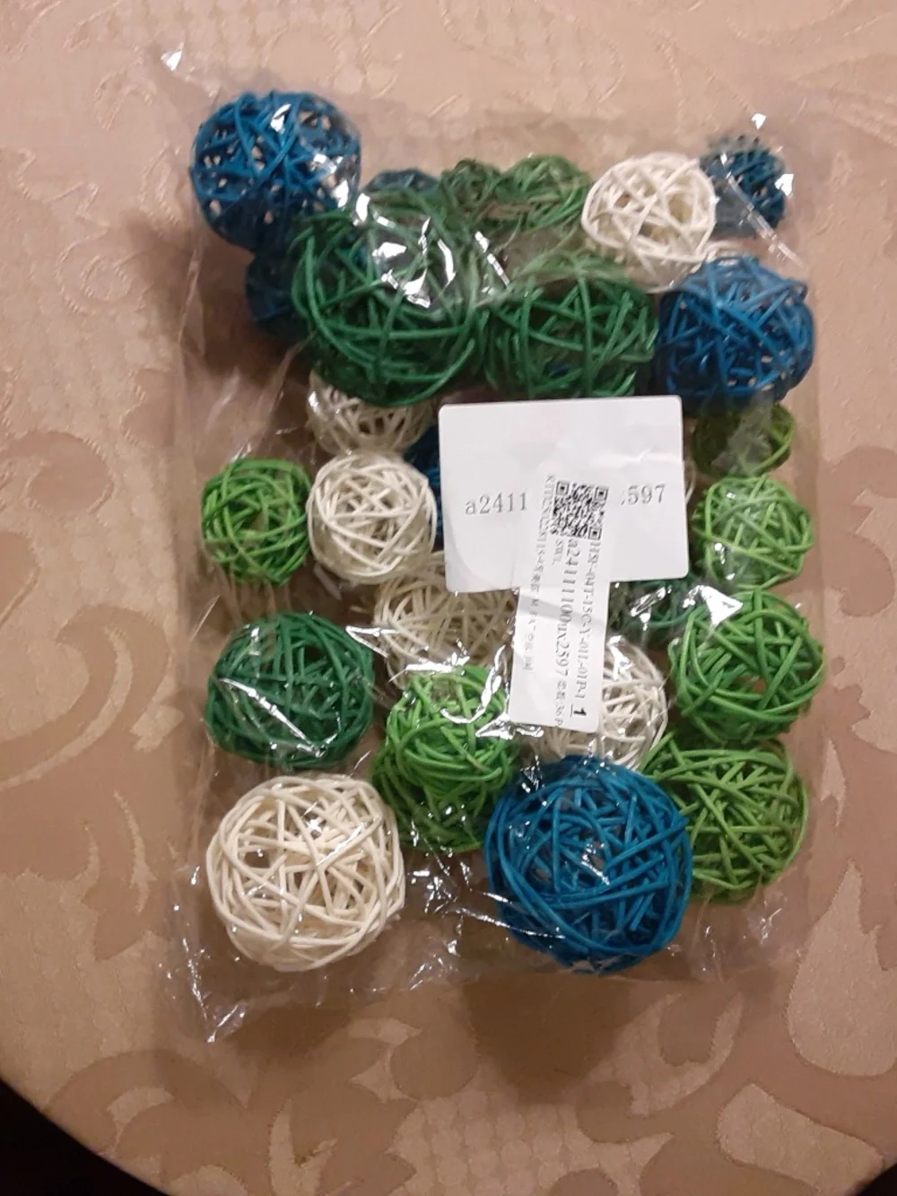 Wicker Rattan 36 Balls